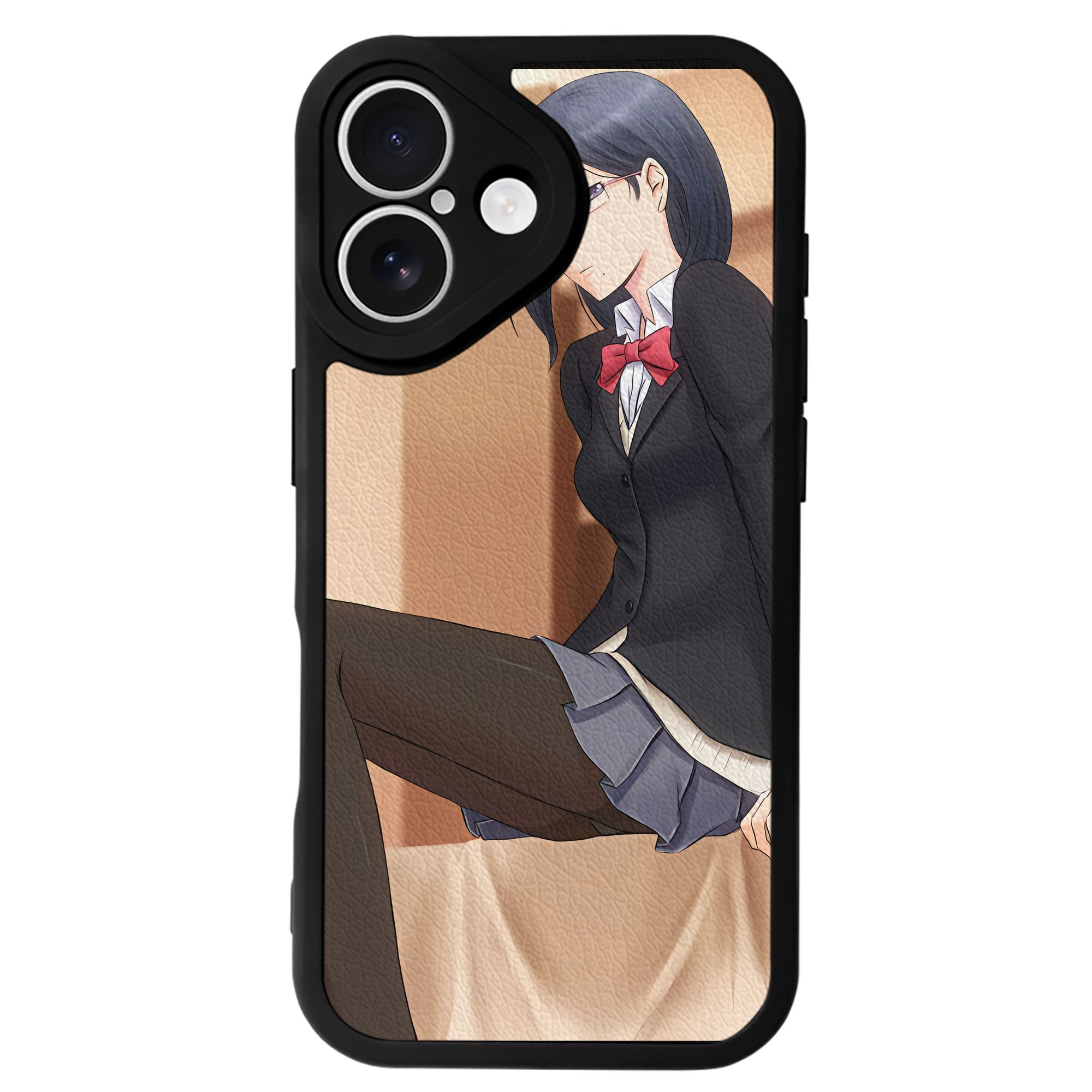 （画像用） ハイキュー!! Haikyu!! 【iPhone 16シリーズ対応】シリコンスマホケース（レザー調） 材質：シリコン
